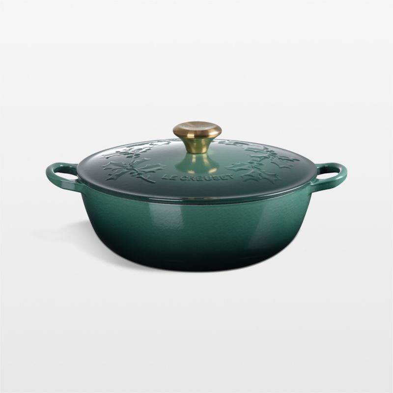 Le Creuset ® Traditional Holly Artichaut 4.5-Qt.Round Dutch Oven with Gold Knob added by Spoak Member