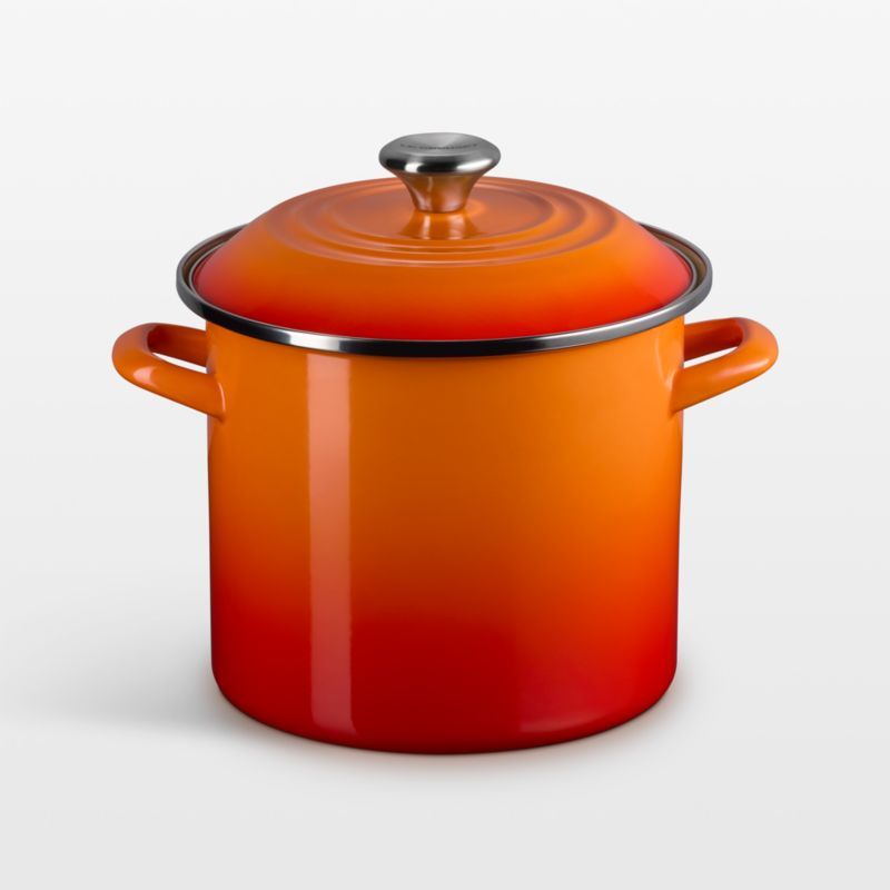 Le Creuset ® Flame 8-Qt. Stockpot with Stainless Steel Knob added by Spoak Member