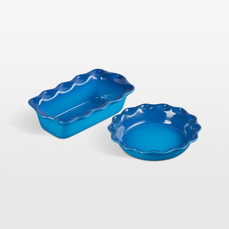Le Creuset ® Marseille Fluted Ceramic Pie Dish and Loaf Pan Set added by Spoak Member