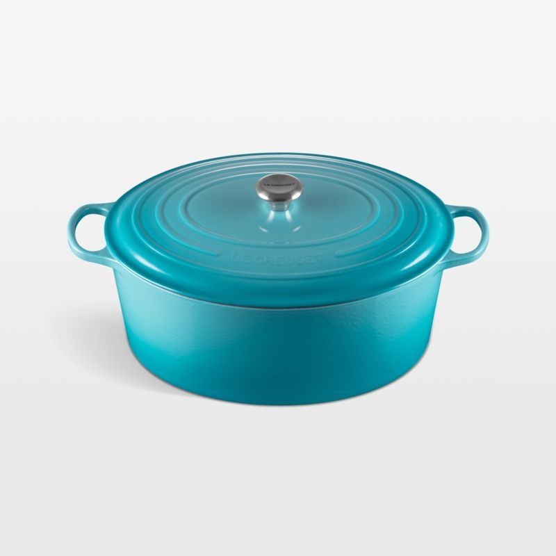 Le Creuset ® Signature 15.5-Qt. Caribbean Enameled Cast Iron Goose Pot Dutch Oven added by Spoak Member