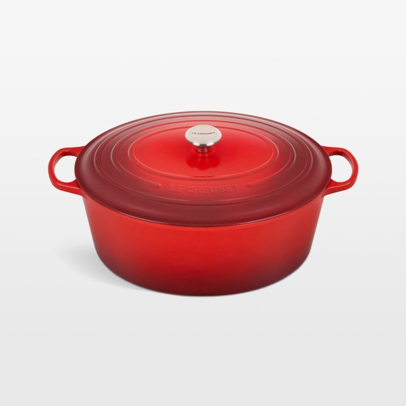 Le Creuset ® Signature 15.5-Qt. Cerise Enameled Cast Iron Goose Pot Dutch Oven added by Spoak Member