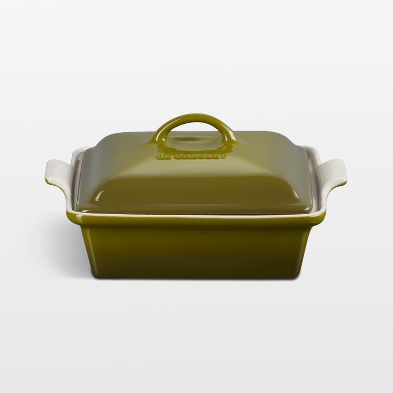 Le Creuset ® Heritage 2-Qt. Olive Square Covered Casserole added by Spoak Member