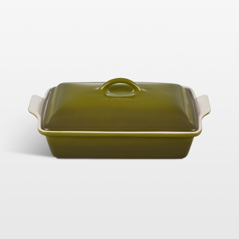 Le Creuset ® Heritage 4-Qt. Olive Rectangular Casserole Dish with Lid added by Spoak Member