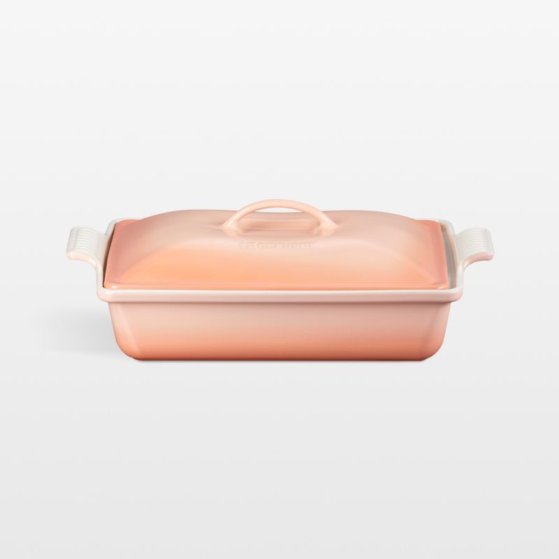 Le Creuset ® Heritage Peche Rectangular Casserole Dish with Lid added by Spoak Member