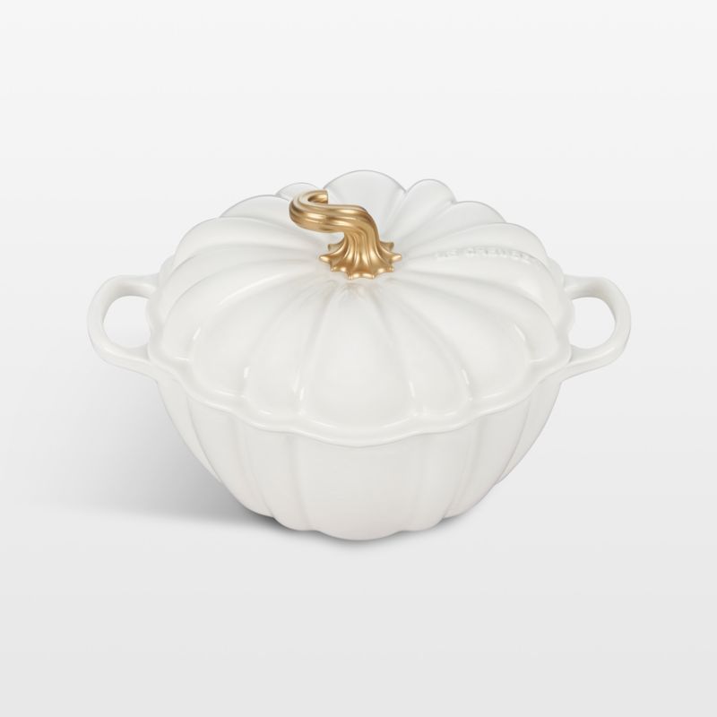 Le Creuset ® White Enameled Cast Iron Pumpkin Cocotte added by Spoak Member