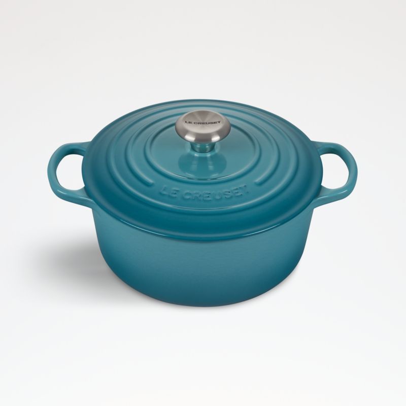 Le Creuset ® Signature Caribbean 4.5-Qt. Enameled Cast Iron Round Dutch Oven added by Spoak Member