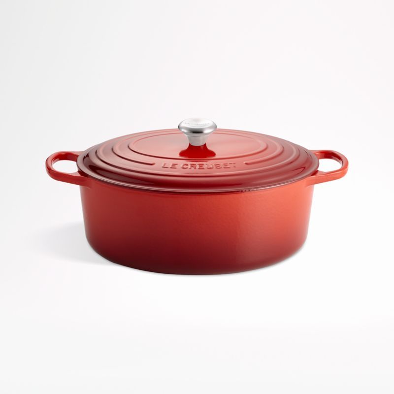 Le Creuset ® Signature 9.5-Qt. Cerise Enameled Cast Iron Oval Dutch Oven added by Spoak Member