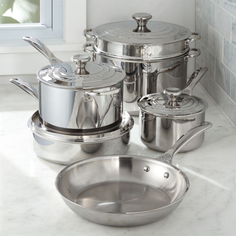 Le Creuset ® Signature Stainless Steel 10-Piece Cookware Set added by Spoak Member