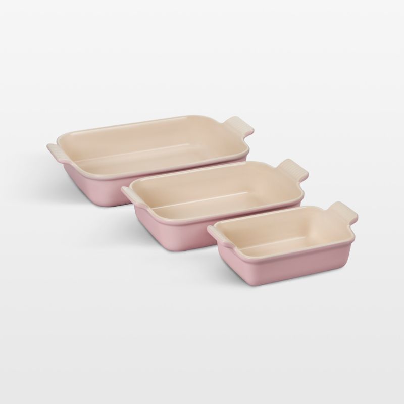 Le Creuset ® Heritage Chiffon Pink Rectangular Baking Dishes, Set of 3 added by Spoak Member
