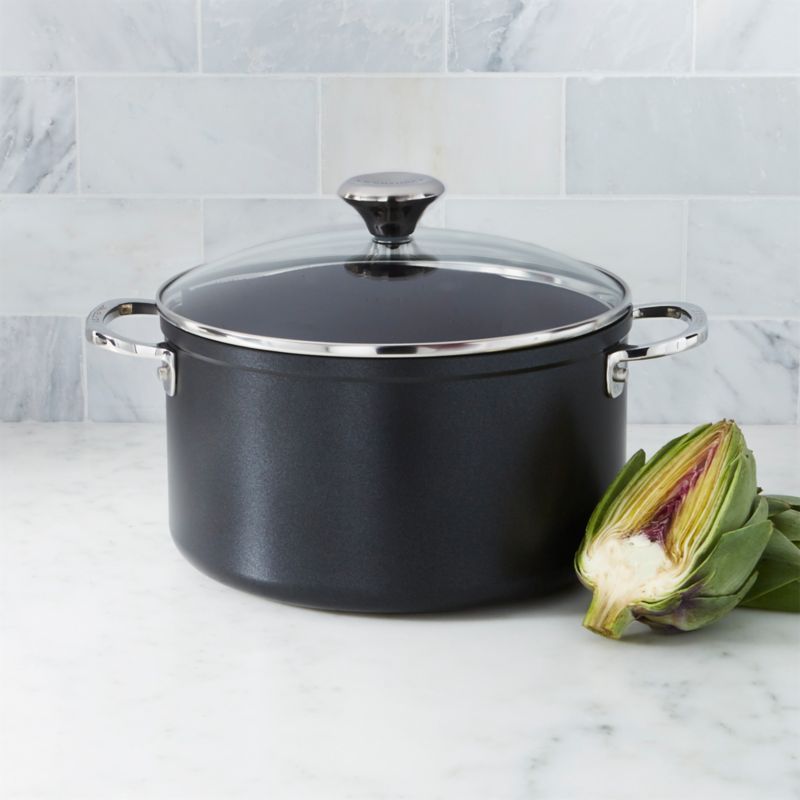 Le Creuset ® Toughened Non-Stick PRO 6.3-Qt. Stockpot with Glass Lid added by Spoak Member