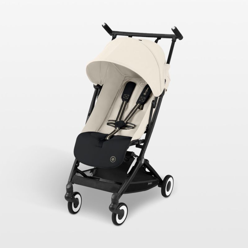 CYBEX Canvas White Libelle 2 Compact Baby Stroller with Black Frame added by Spoak Member