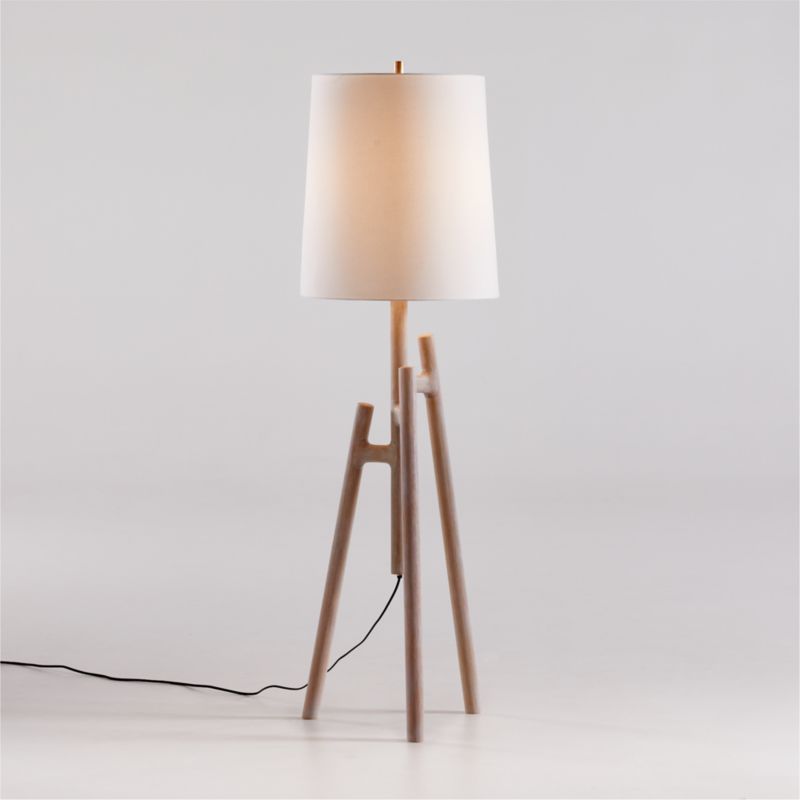 Lockeland Natural Wood Tripod Floor Lamp 67" added by Spoak Member