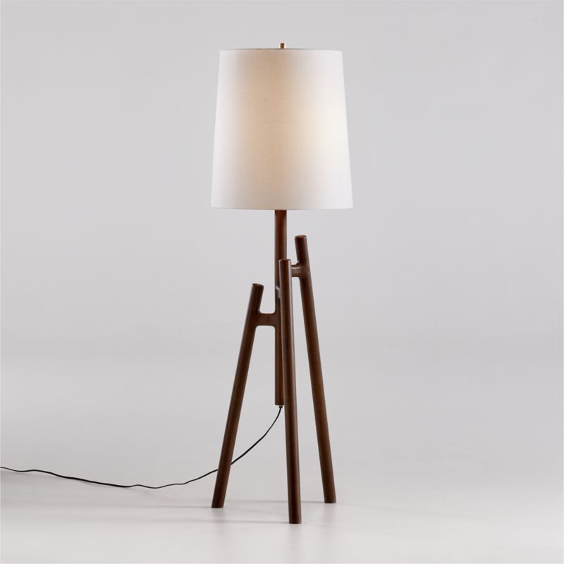 Lockeland Walnut Tripod Floor Lamp 67" added by Spoak Member