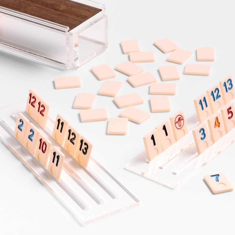 Luxe Dominoes El Rumi Walnut Rummy Tile Game added by Spoak Member