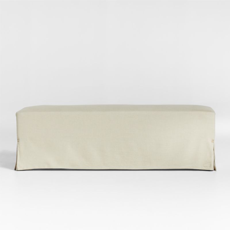 Lyra 60" Natural Beige Slipcovered Bench added by Spoak Member