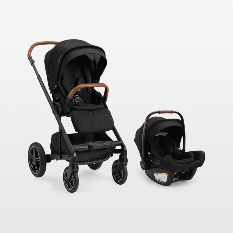 Nuna ® PIPA ™ aire rx Caviar Black Reclining Baby Car Seat + MIXX ™ next Stroller Travel System added by Spoak Member