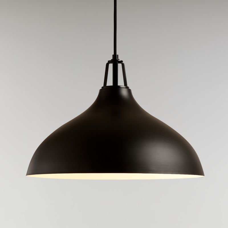 Maddox Black Bell Large Pendant Light with Black Socket added by Spoak Member