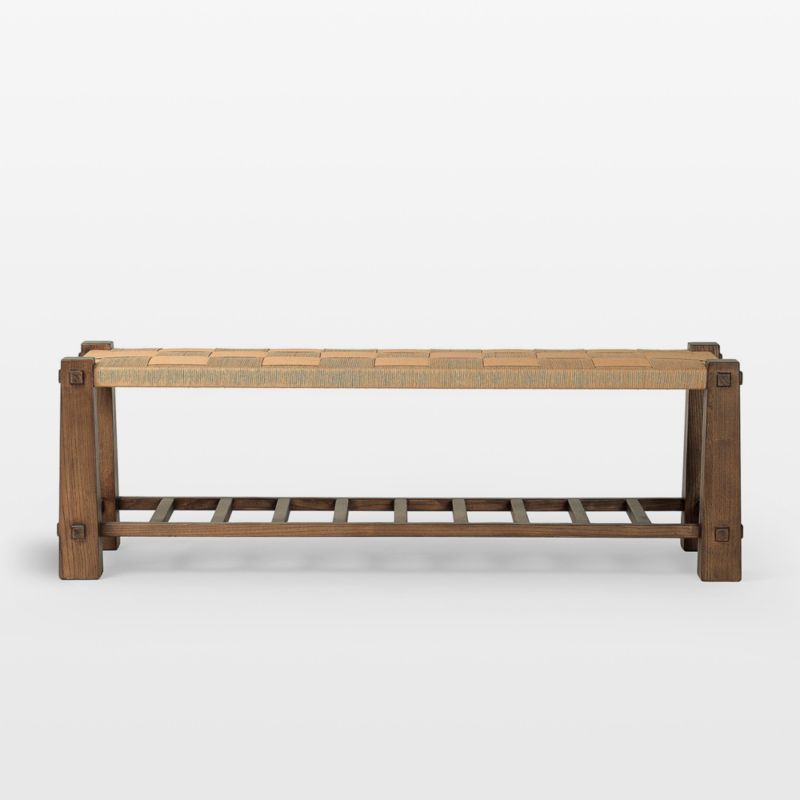 Malin Natural Wood Woven Accent Bench added by Spoak Member