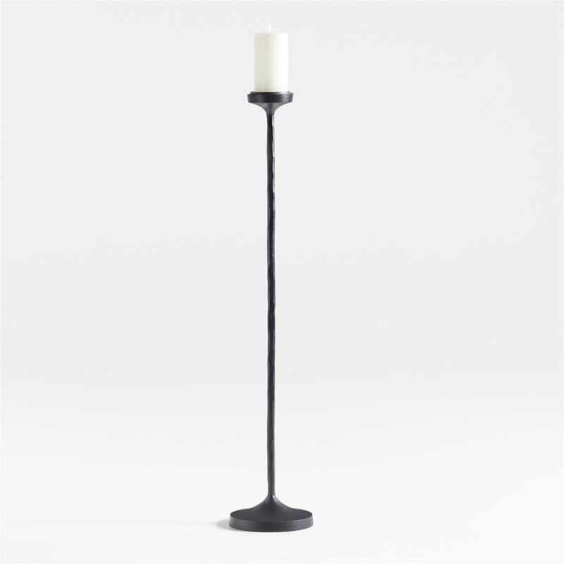 Maloy Black Metal Floor Pillar and Taper Holder 37" added by Spoak Member