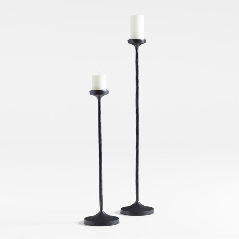Maloy Black Metal Floor Pillar and Taper Holders, Set of 2 added by Spoak Member