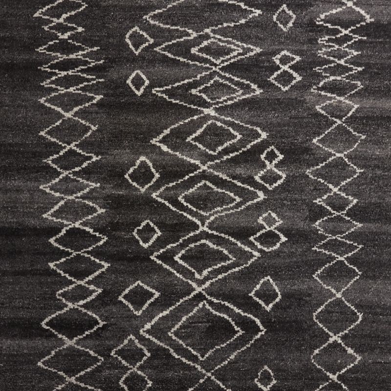 Marseilles Wool Hand-Knotted Charcoal Ivory Area Rug 9'x12' added by Spoak Member