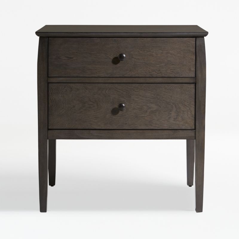 Mason Shadow 2-Drawer Grey Nightstand + Reviews | Crate & Barrel added by Spoak Member