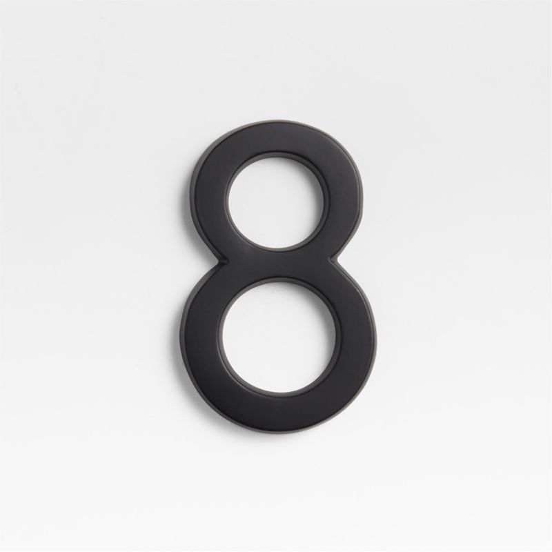 4" Matte Black Metal House Number 8 added by Spoak Member