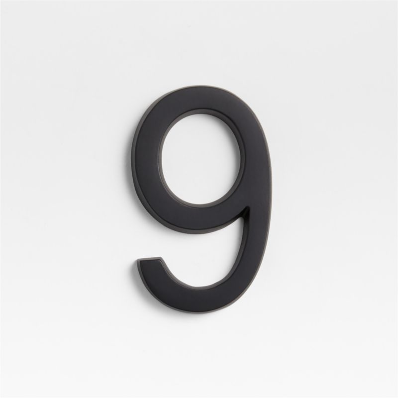 4" Matte Black Metal House Number 9 added by Spoak Member