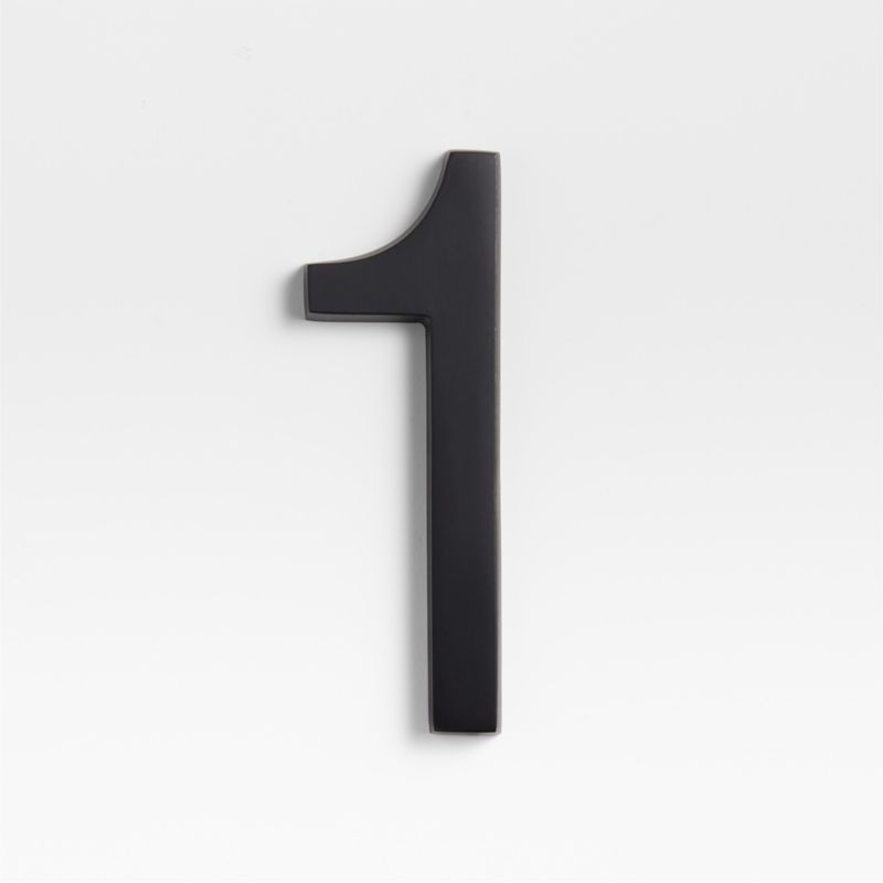 6" Matte Black Metal House Number 1 added by Spoak Member