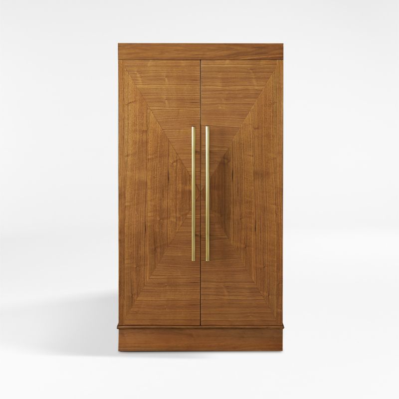 Maxine Large Walnut Wood Wine Bar Cabinet with Storage added by Spoak Member