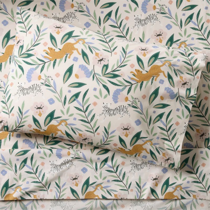 Stay Cool Midnight Marrakech Tiger Organic Cotton Kids Twin Sheet Set added by Spoak Member