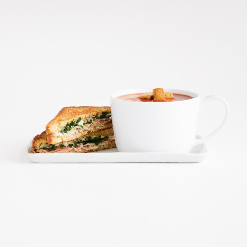 Mercer White Porcelain Soup & Sandwich Set added by Spoak Member