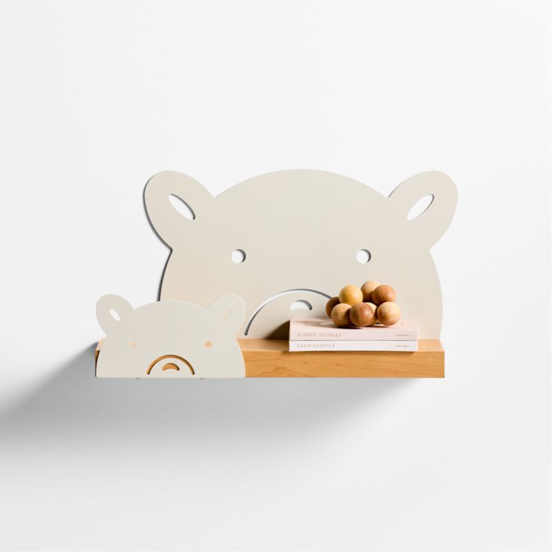 Metal and Wood Bear Wall Shelf added by Spoak Member