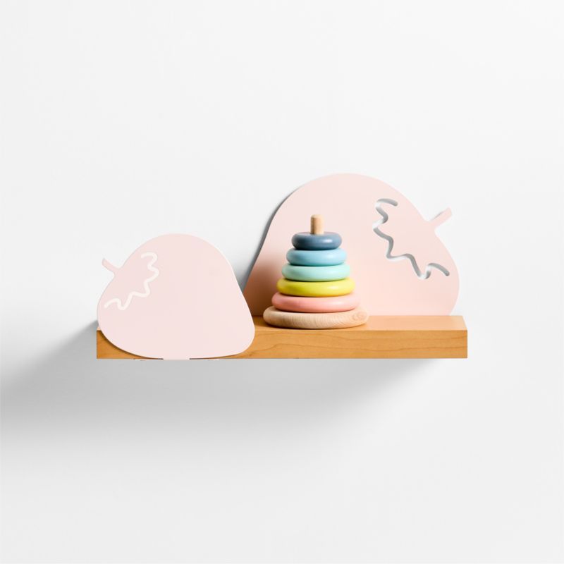 Metal and Wood Strawberry Wall Shelf added by Spoak Member
