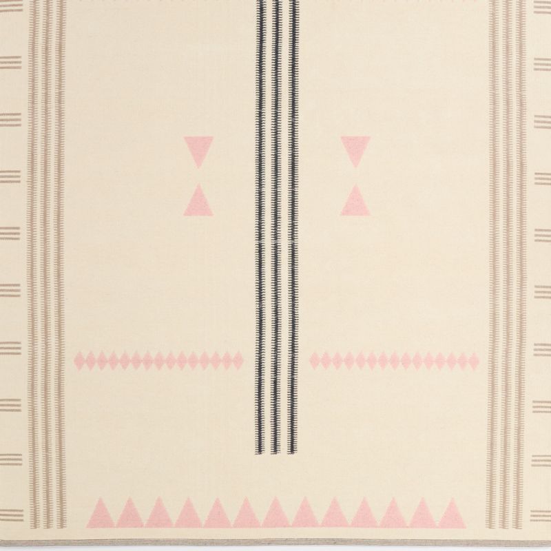 Mirror Pattern Elegant Pink Chenille Kids 12"x18" Rug Swatch added by Spoak Member