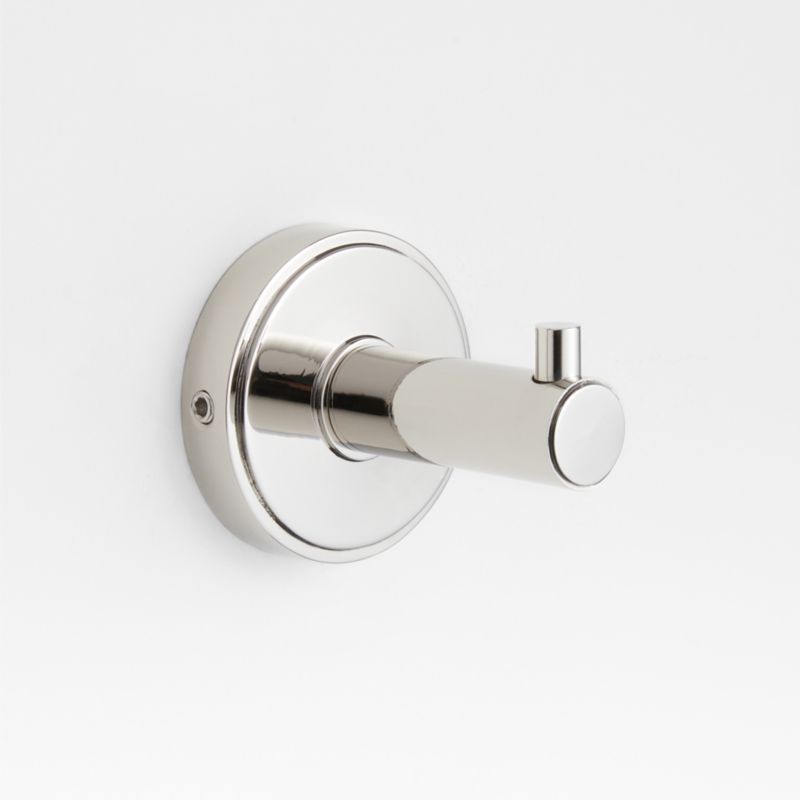 Modern Flat-End Polished Chrome Bathroom Towel Hook added by Spoak Member
