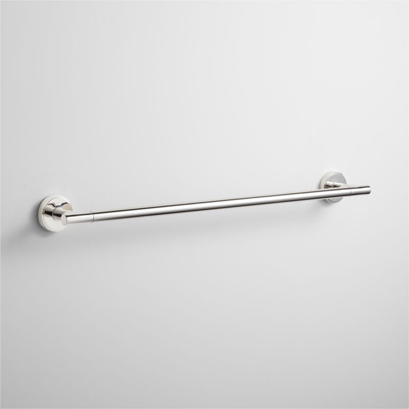 Modern Flat-End Polished Chrome Bath Towel Bar 24" added by Spoak Member