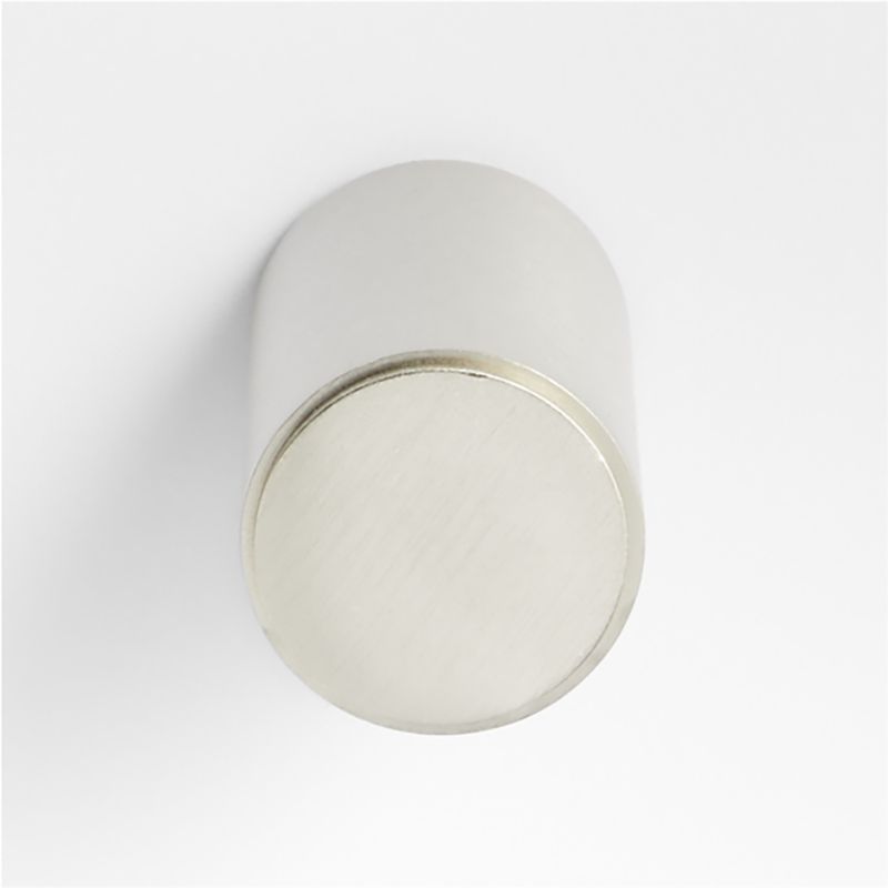 Modern Flat-End Cylinder Brushed Nickel Cabinet Knob added by Spoak Member