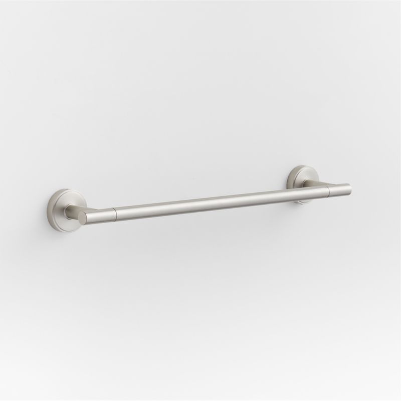 Modern Flat-End Brushed Nickel Bath Towel Bar 18" added by Spoak Member