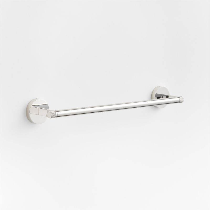 Modern Fluted Polished Chrome Bath Towel Bar 18" added by Spoak Member