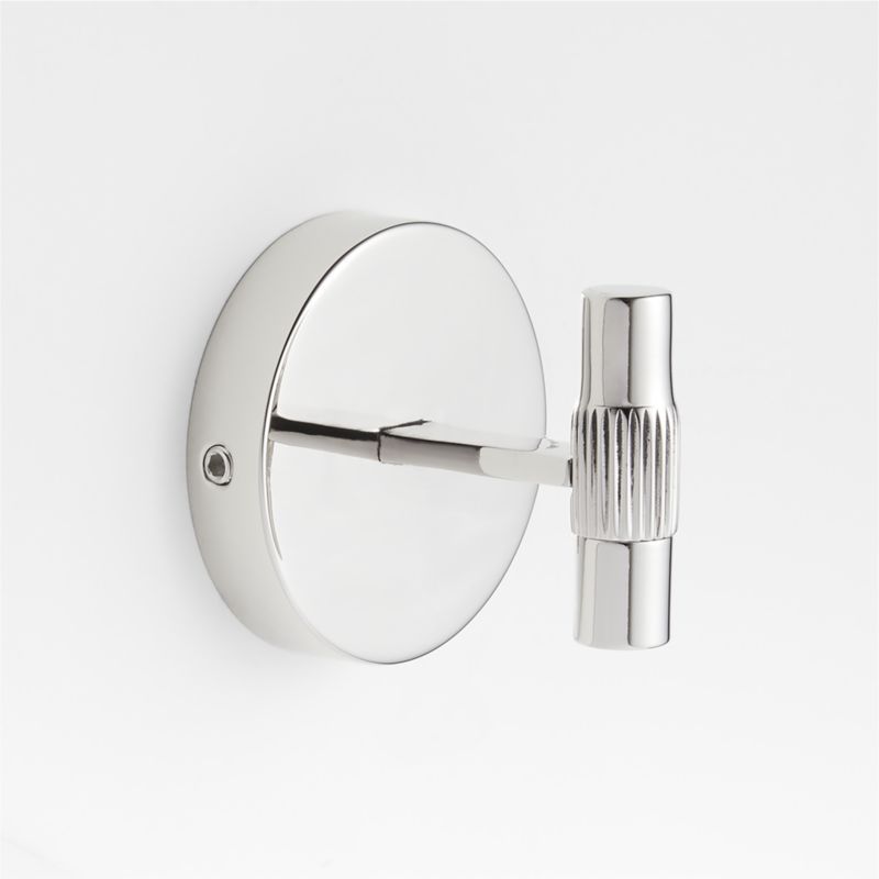 Modern Fluted Polished Chrome Bathroom Towel Hook added by Spoak Member
