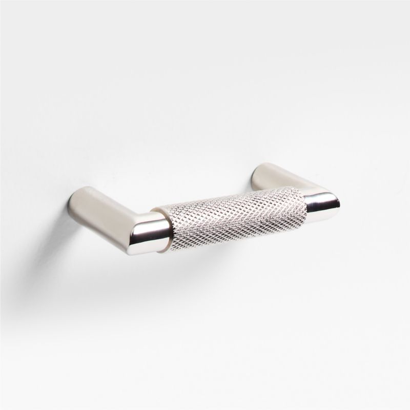 Modern Knurled 3" Polished Chrome Cabinet Pull added by Spoak Member