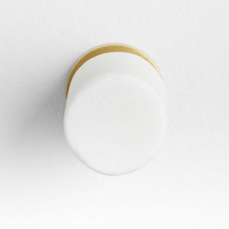 Modern Marble Brushed Brass Cabinet Knob added by Spoak Member