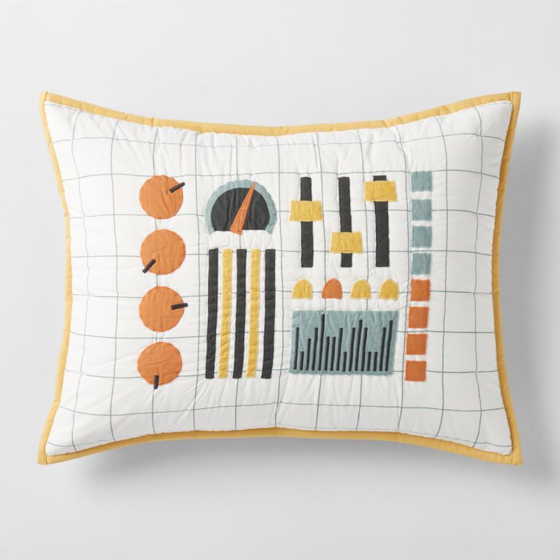 Modern Robot Organic Cotton Kids Pillow Sham added by Spoak Member