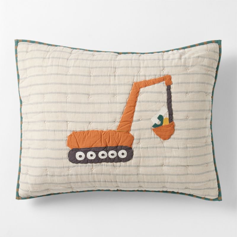 Modern Trucks Organic Cotton Kids Pillow Sham added by Spoak Member