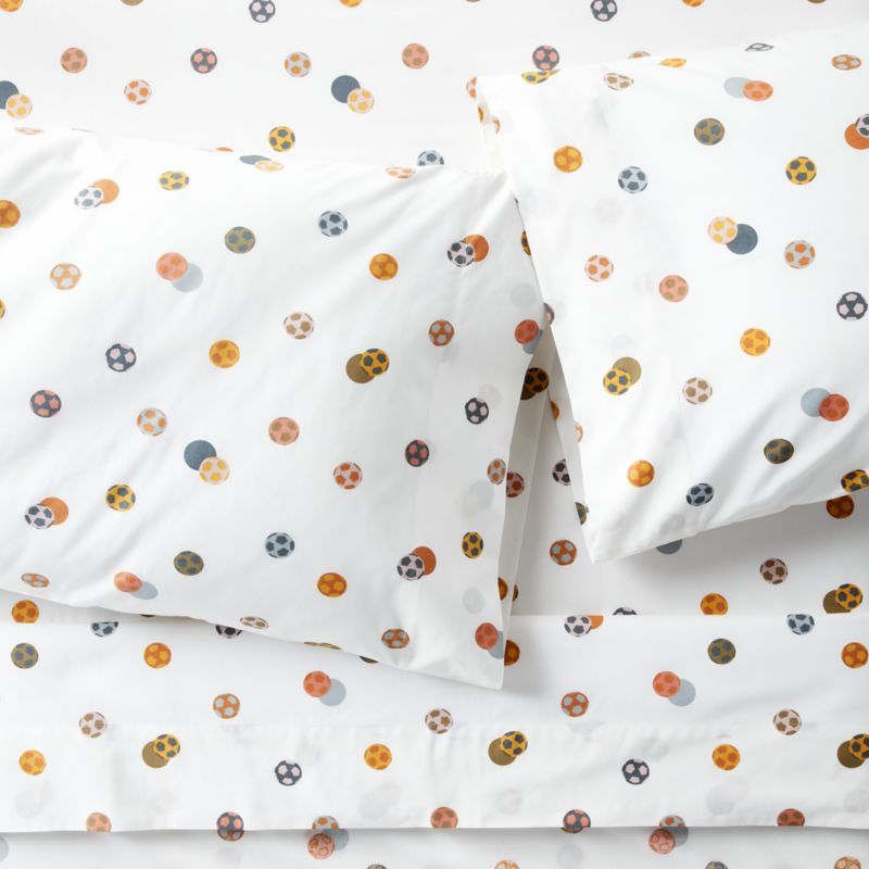 Stay Cool Modern Soccer Organic Cotton Kids Queen Sheet Set added by Spoak Member