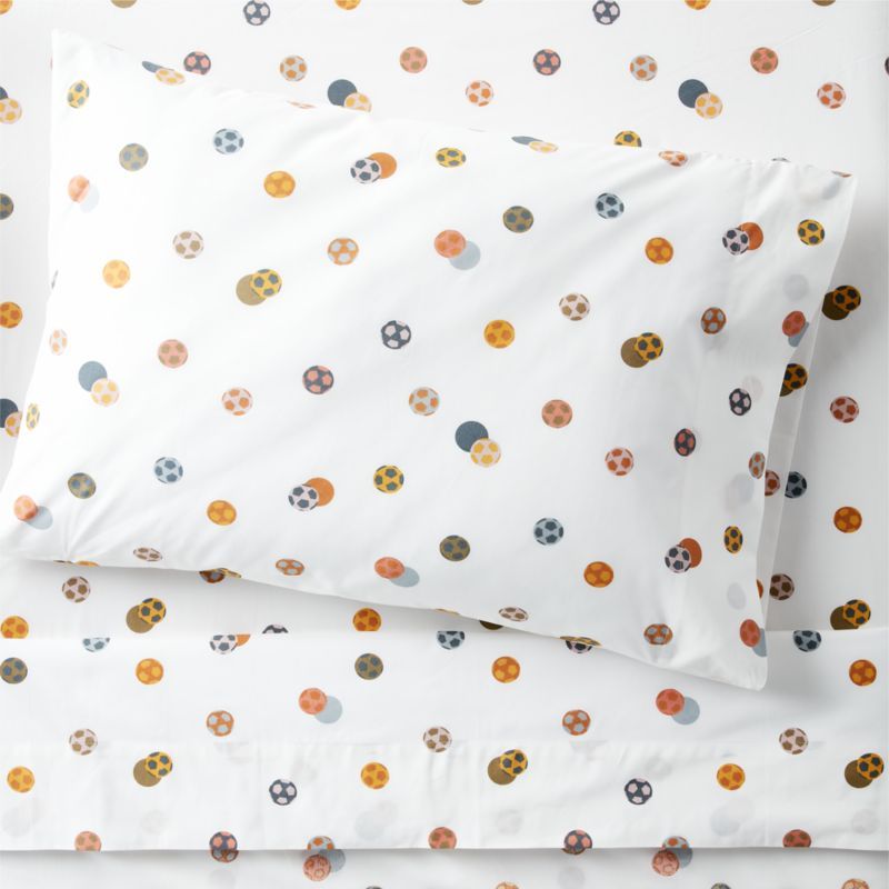 Stay Cool Modern Soccer Organic Cotton Kids Twin Sheet Set added by Spoak Member
