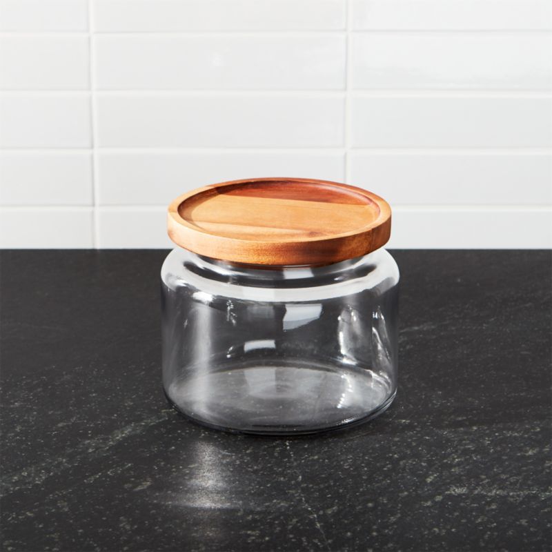 Montana 48-Oz. Small Acacia and Glass Jar added by Spoak Member