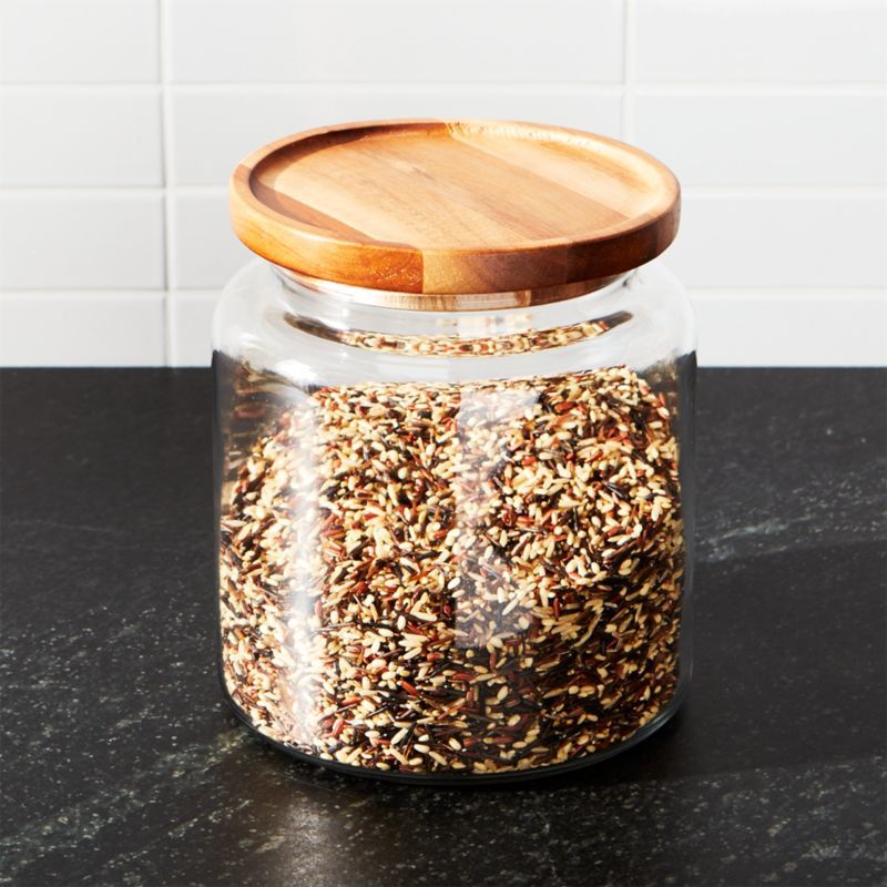 Montana 96-Oz. Acacia and Glass Jar added by Spoak Member