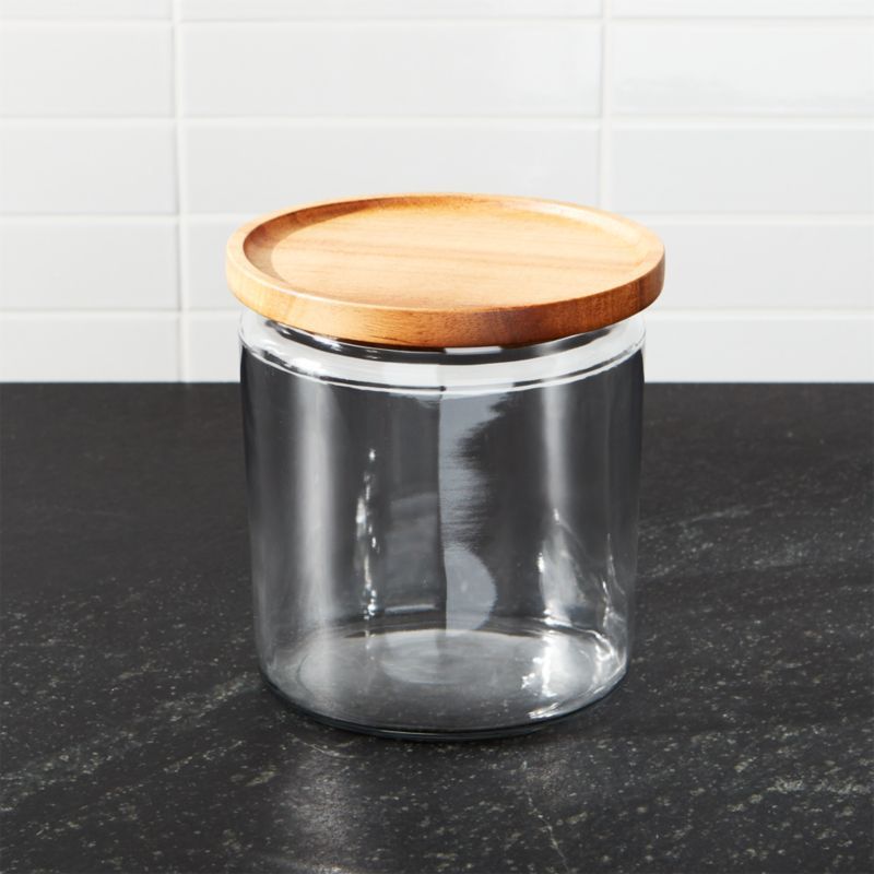 Montana 64-Oz. Acacia and Glass Jar added by Spoak Member